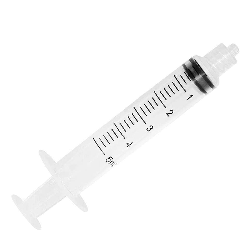 Seringa Descartável Luer Lock 5 Ml S/Ag 100 Unidades Sr