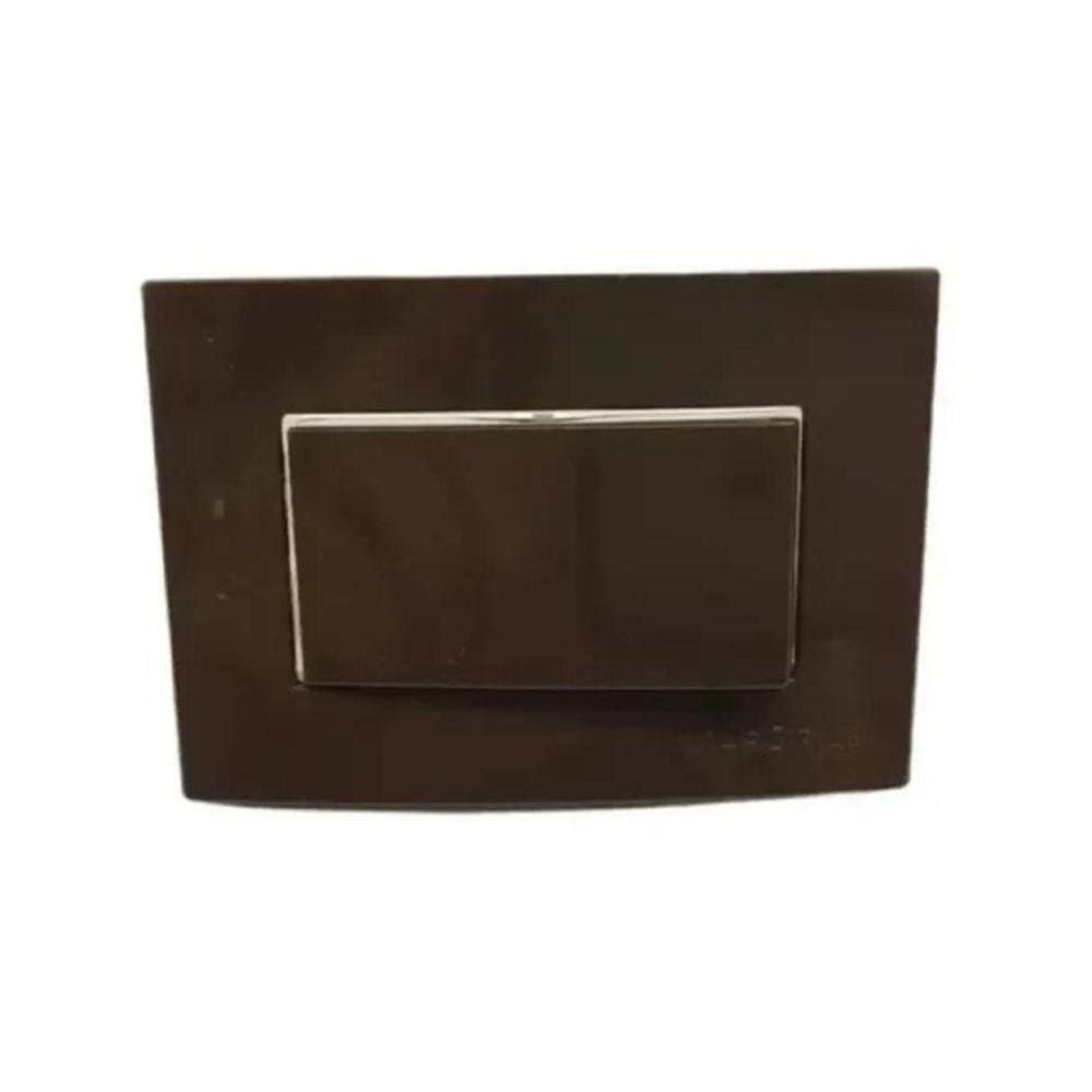 05 Pc Interruptor Simples P/Moveis Margirius Marrom 10A 250V