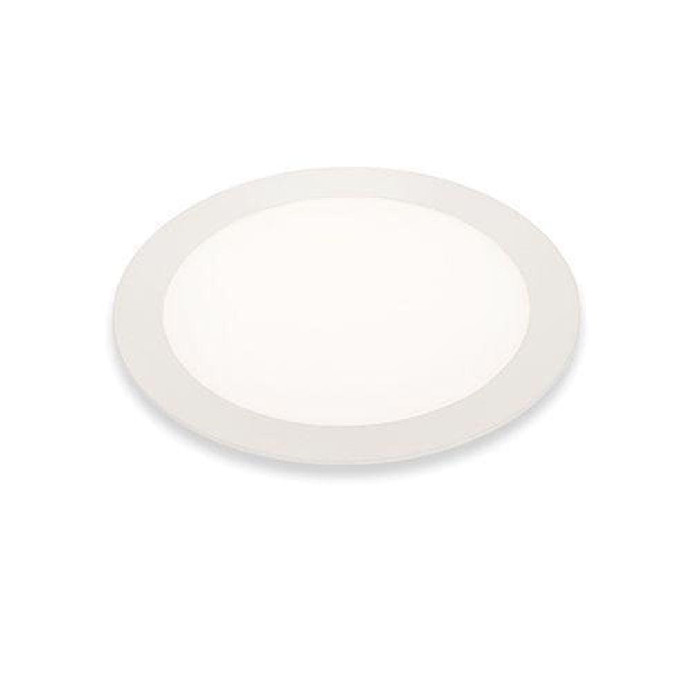 Painel Led Embutir Redondo 18W 6500K Luz Branca