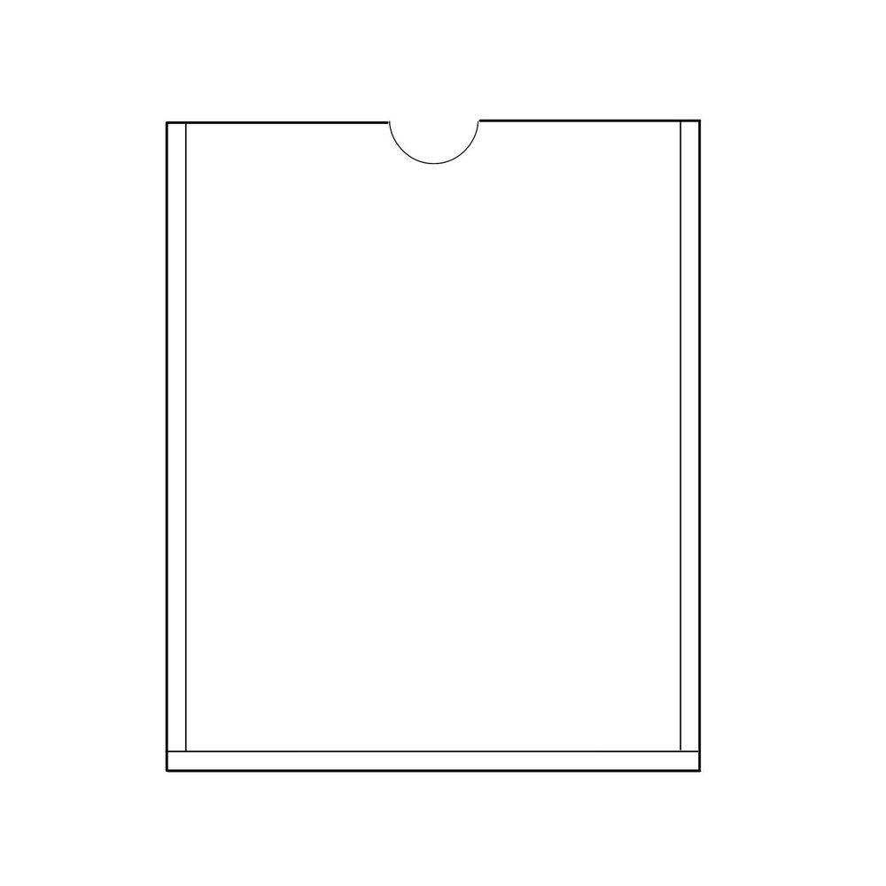 Display Expositor A5 15X21Cm Folha Sulfite 5 Peças