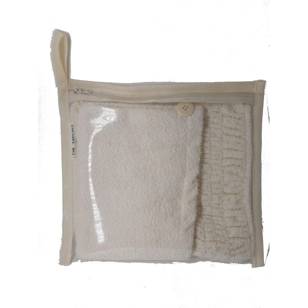 Kit Cru Faixa De Cabelo + Turbante Atoalhado