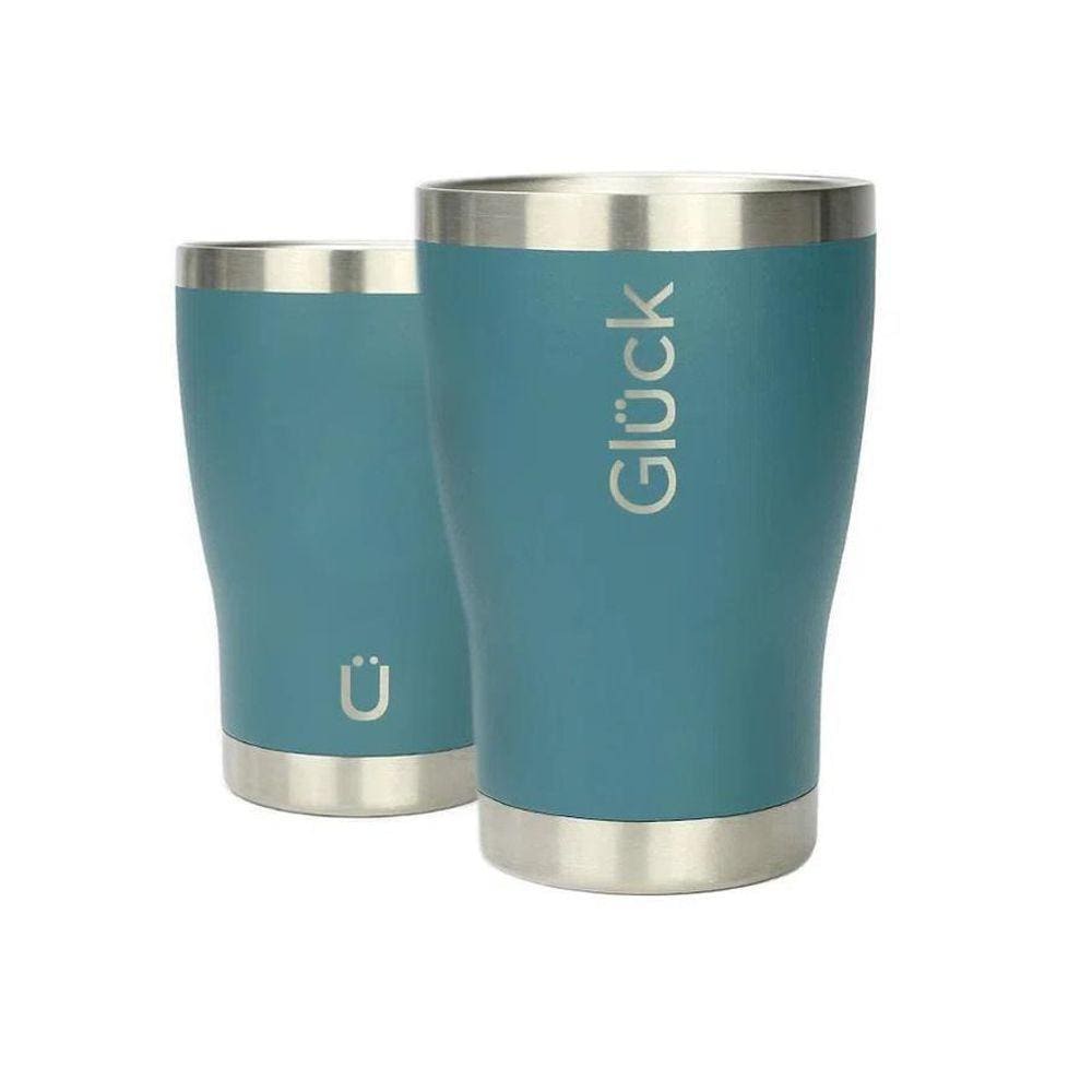Copo Térmico Glck St Tulipinha 354Ml Quente/Frio Blue