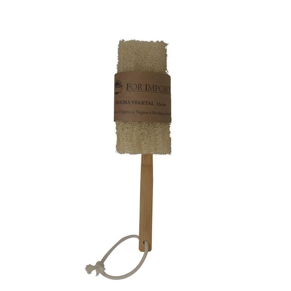Bucha Vegetal Com Cabo Bambu 36Cm