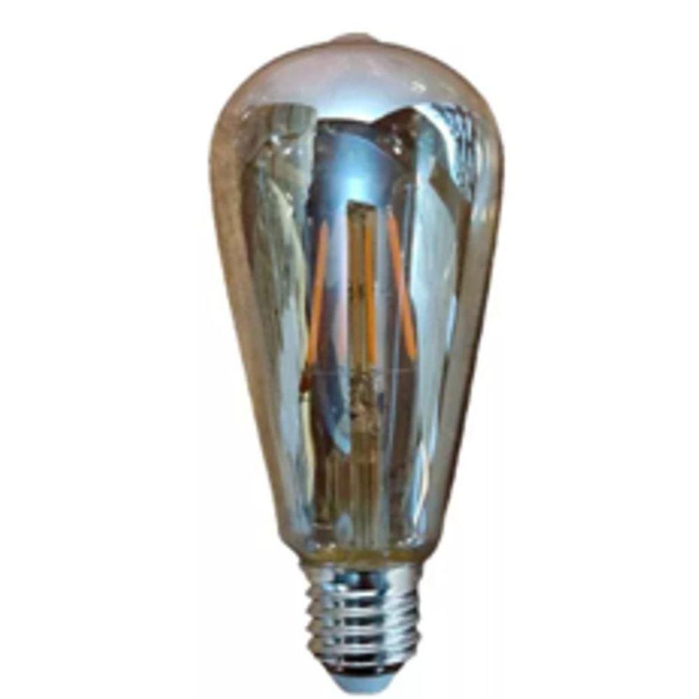 Lampada Led Filamento Vintage Retro Fume St64 E27 4W