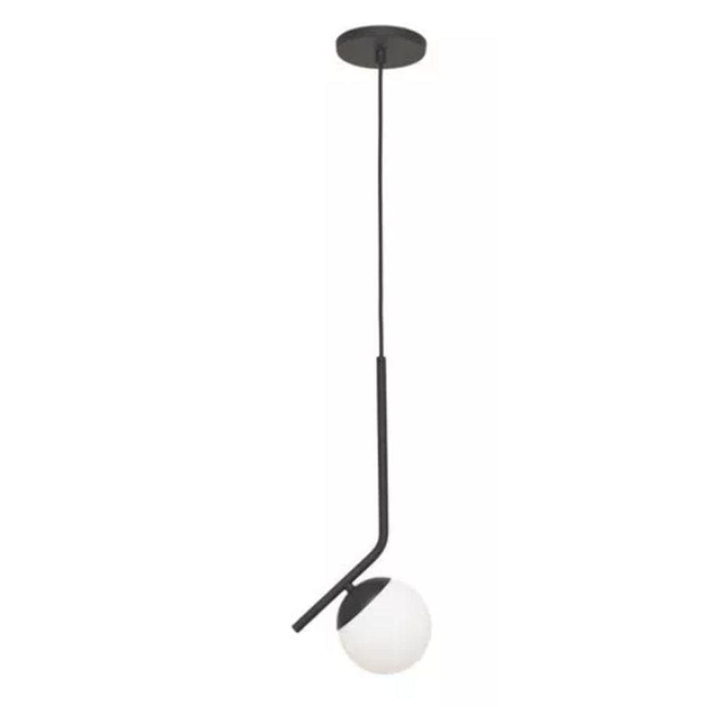 Pendente Haste Angular Preto G9