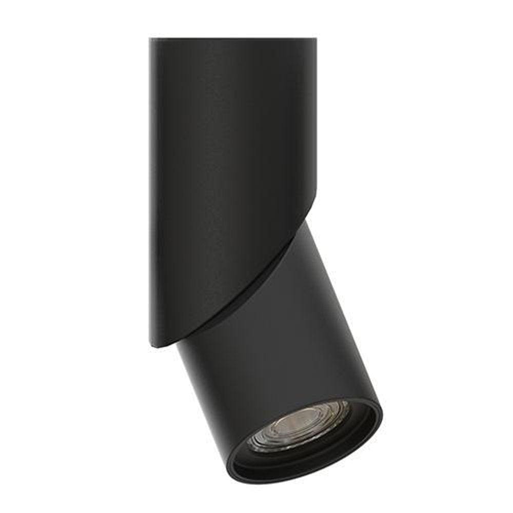 Spot Sobrepor Round Orientável Led Preto 12W 3000K