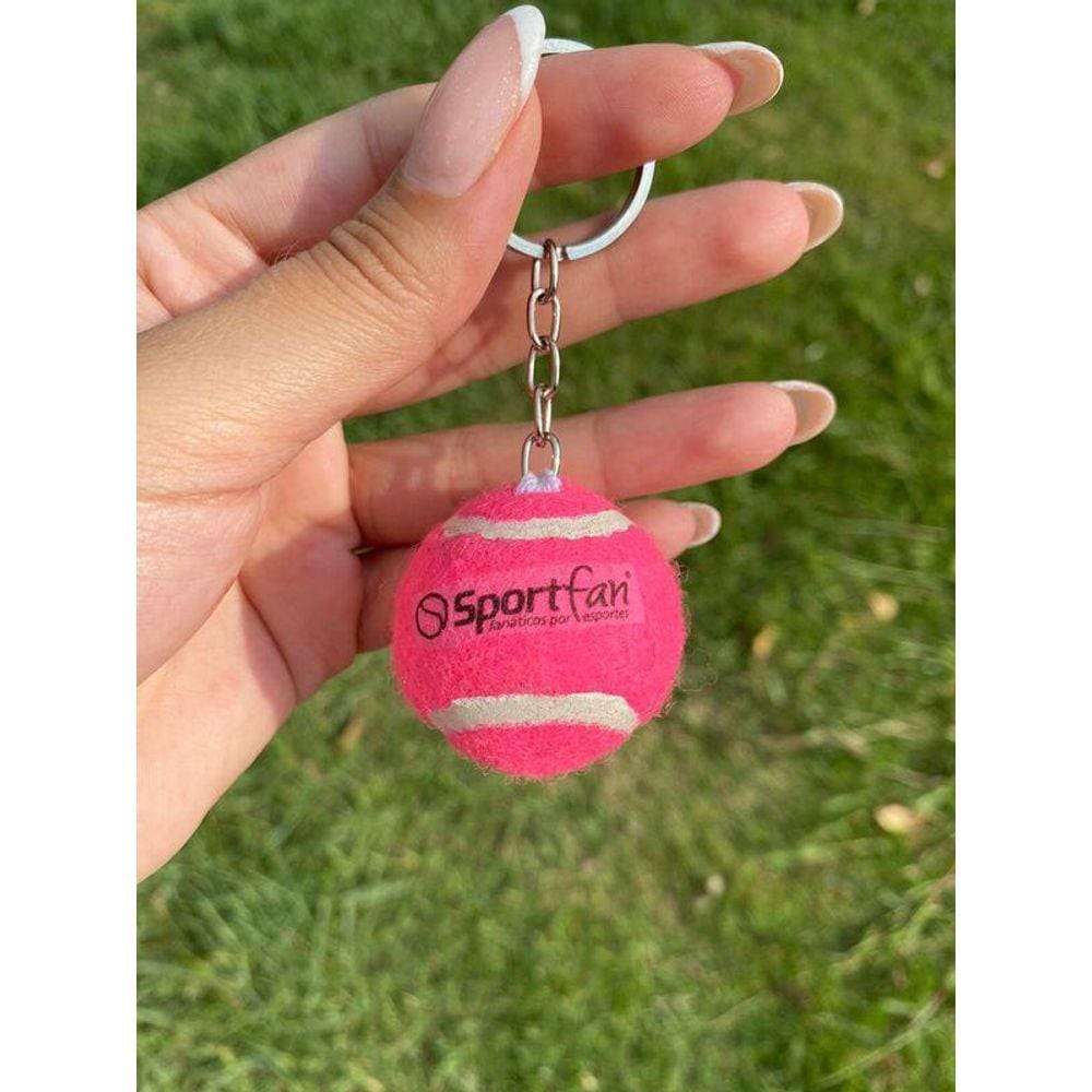 Chaveiro Sportfan Bolinha de Beach Tennis Pink