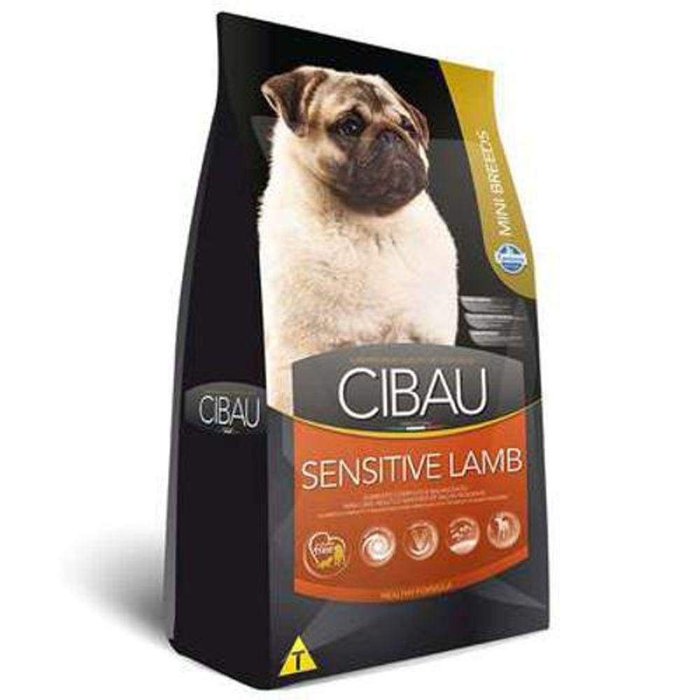 Ração Cibau Mini Breeds Sensitive Lamb Cães Raças P 3Kg