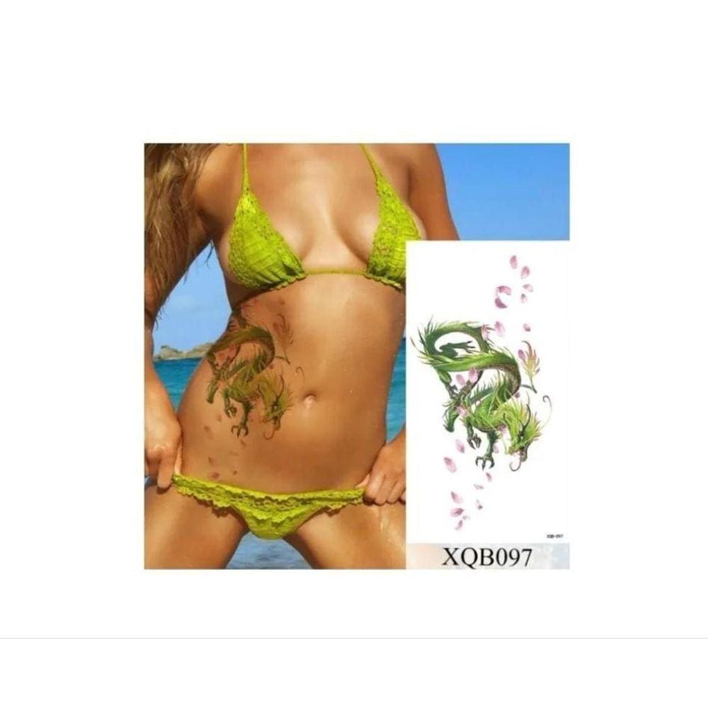 Tatuagem Temporária Colorida Personagens Misticos Lendas