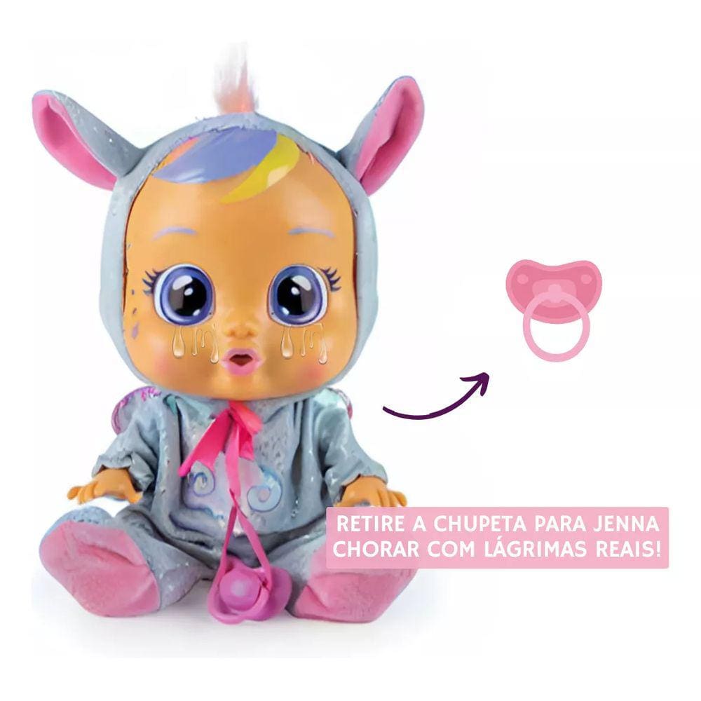 Boneca Crybabies Jenna Sons E Lágrimas De Verdade Multikids BR2123