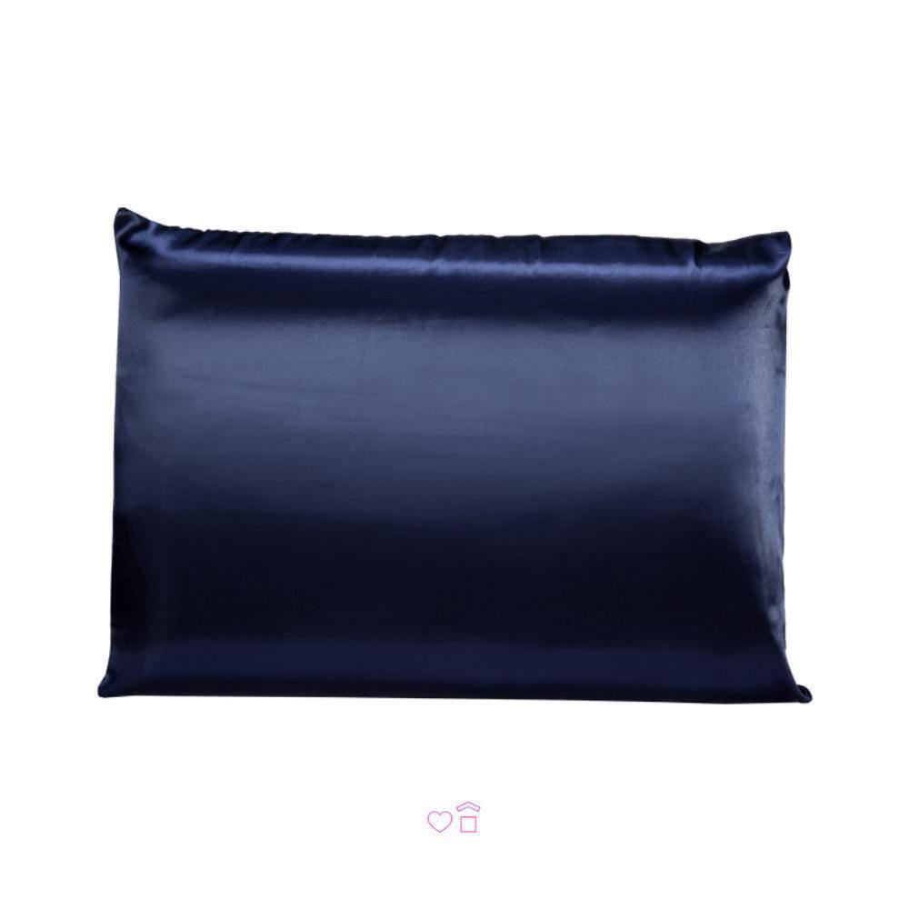 Fronha De Cetim Avulsa Antifrizz 50X70 Cabelo - Azul Marinho