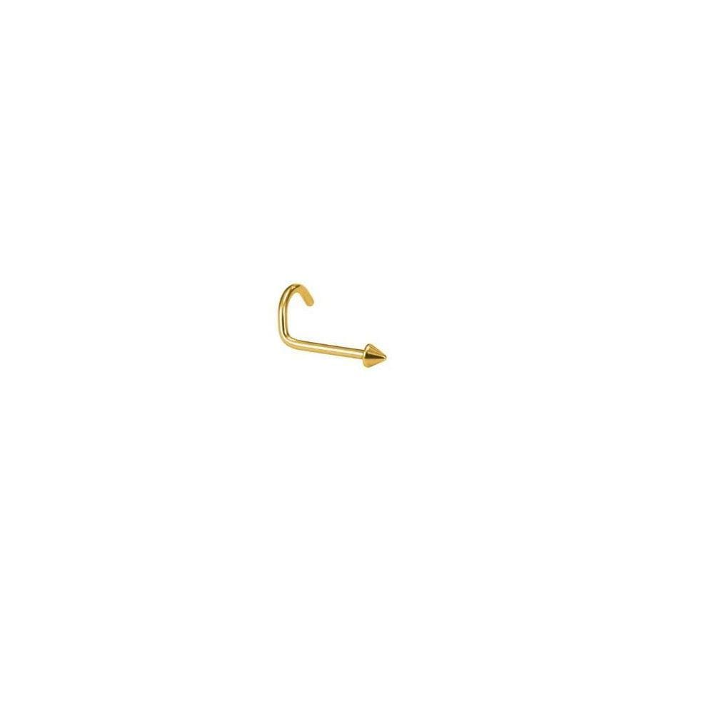 Piercing Aço Cirúrgico Nariz Nostril Spike Modelos Cor