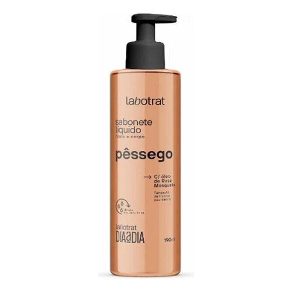 Sabonete Liquido Corpo Rosto Dia A Dia Labotrat Pessego