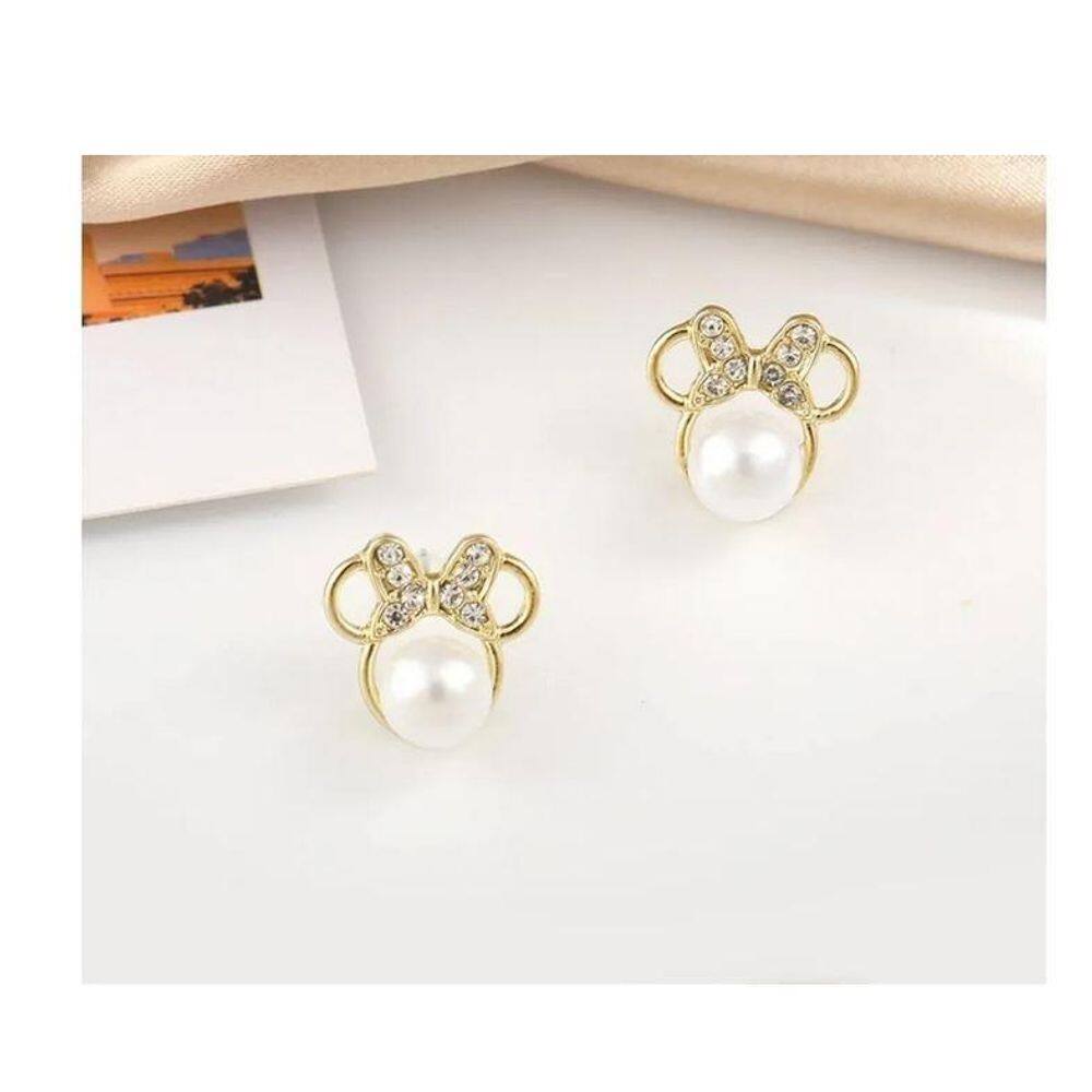 Brinco Pequeno Delicado Minnie Brinco Presentes Rosa