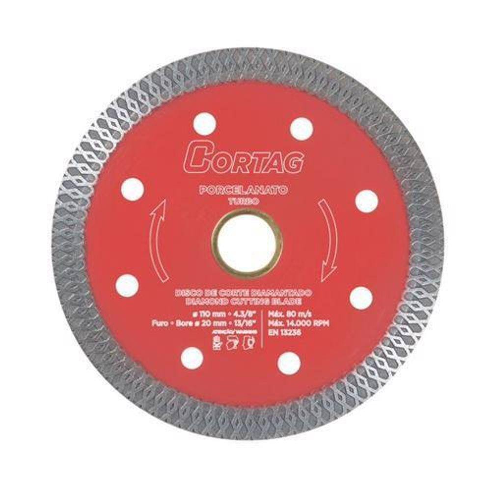 Disco Corte Diamantado Porcelanato Best Quality 110Mm Cortag