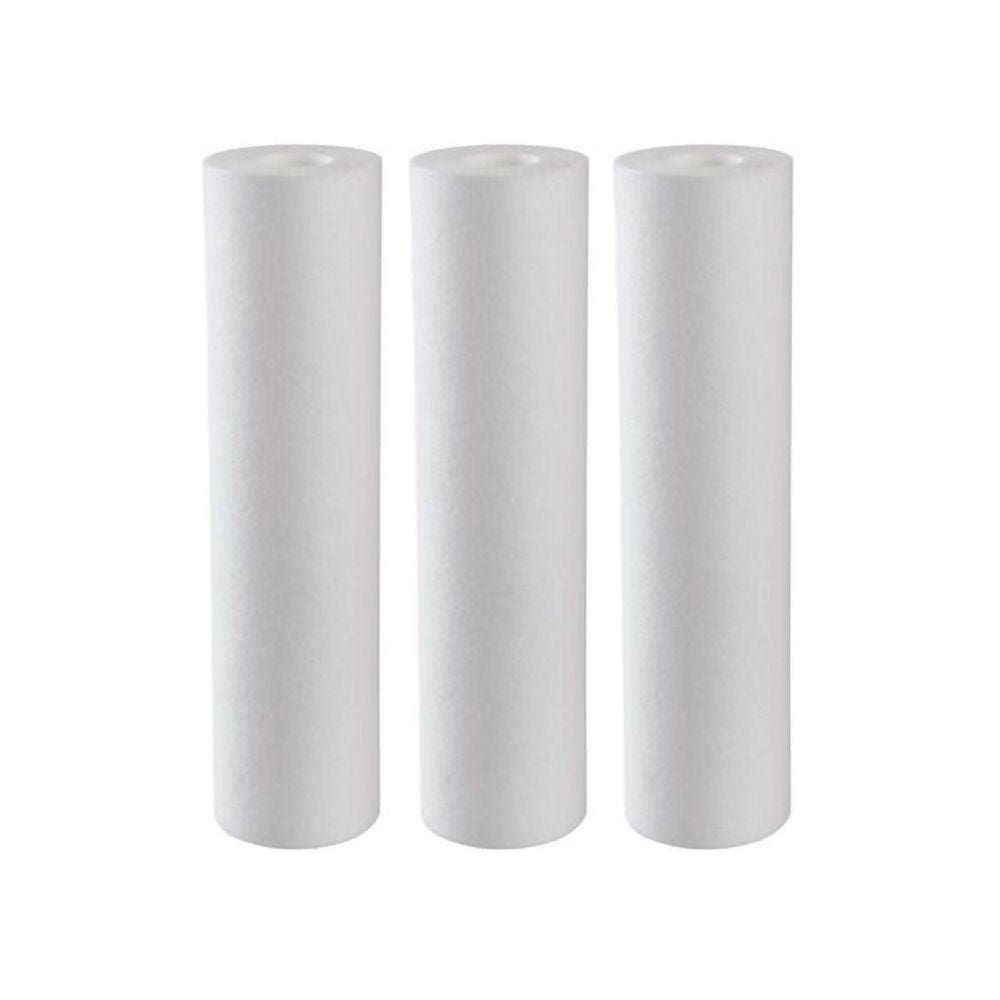 Kit 3 Filtro Refil Cartucho Polipropileno Liso 10 5 Micras B