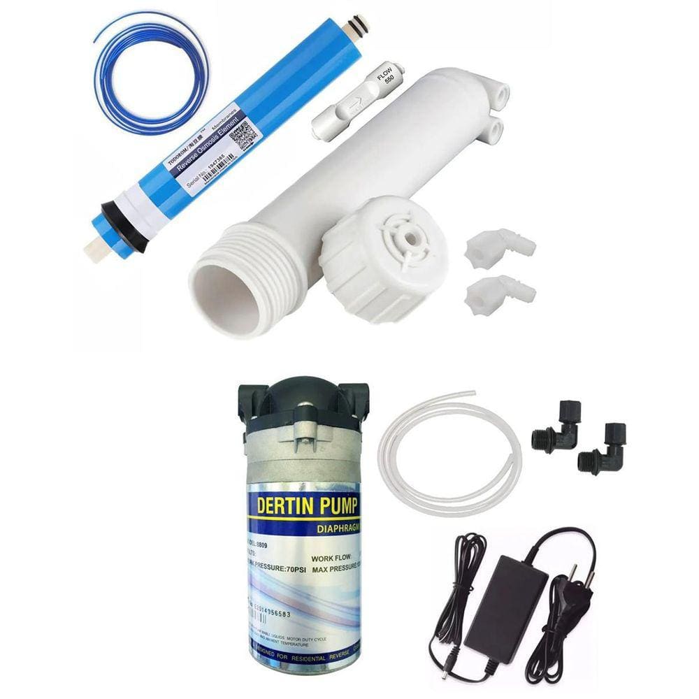 Kit Para Montar Osmose Reversa 150Gpd + Bomba 150Gpd