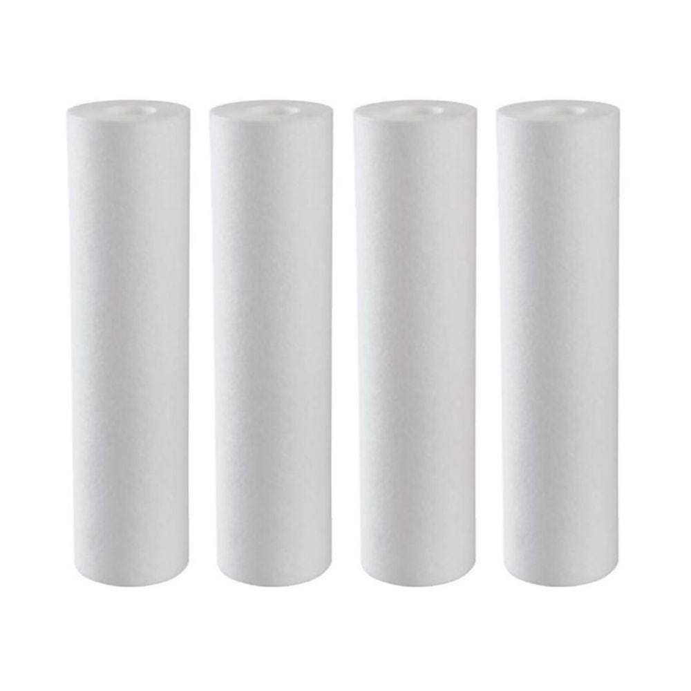 Kit 4 Filtro Refil Cartucho Polipropileno Liso 10 5 Micras