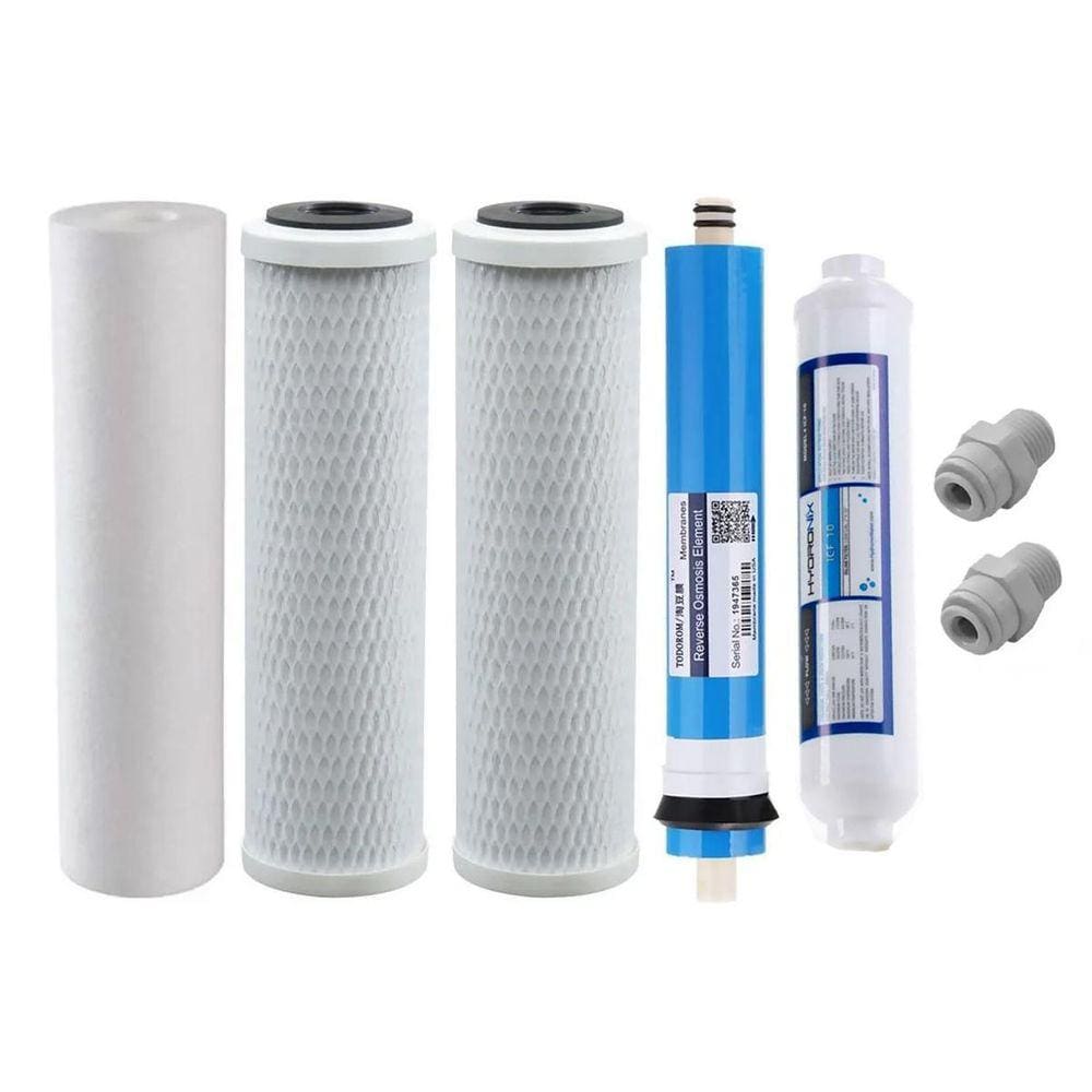 Kit Refil Osmose Reversa Consumo Automatizado Completo 50Gpd