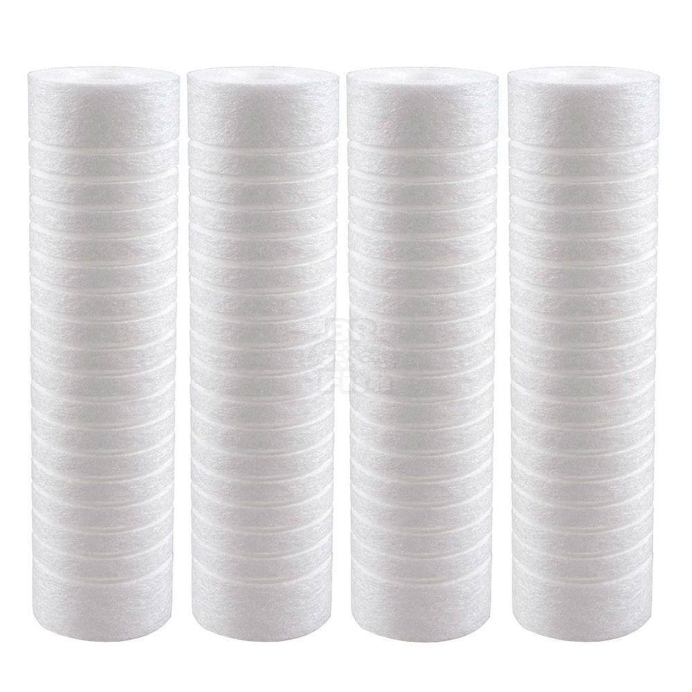 Kit 4 Cartucho Polipropileno Ranhurado 10 X 2 1/2 50 Micras