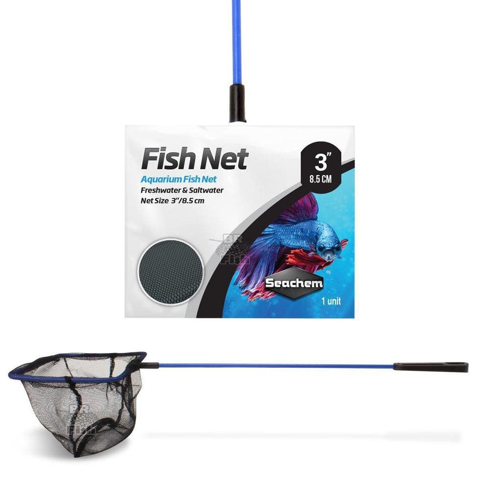 Rede Peixes Aquários Seachem Fish Net 8,5Cm Malha Padrão