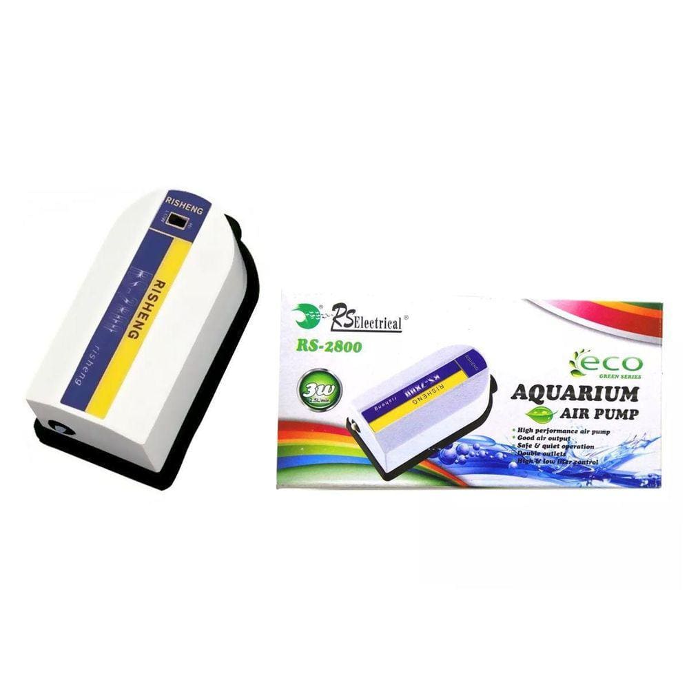 Compressor De Ar Com 1 Saídas Para Aquário Rs2800 - 220V