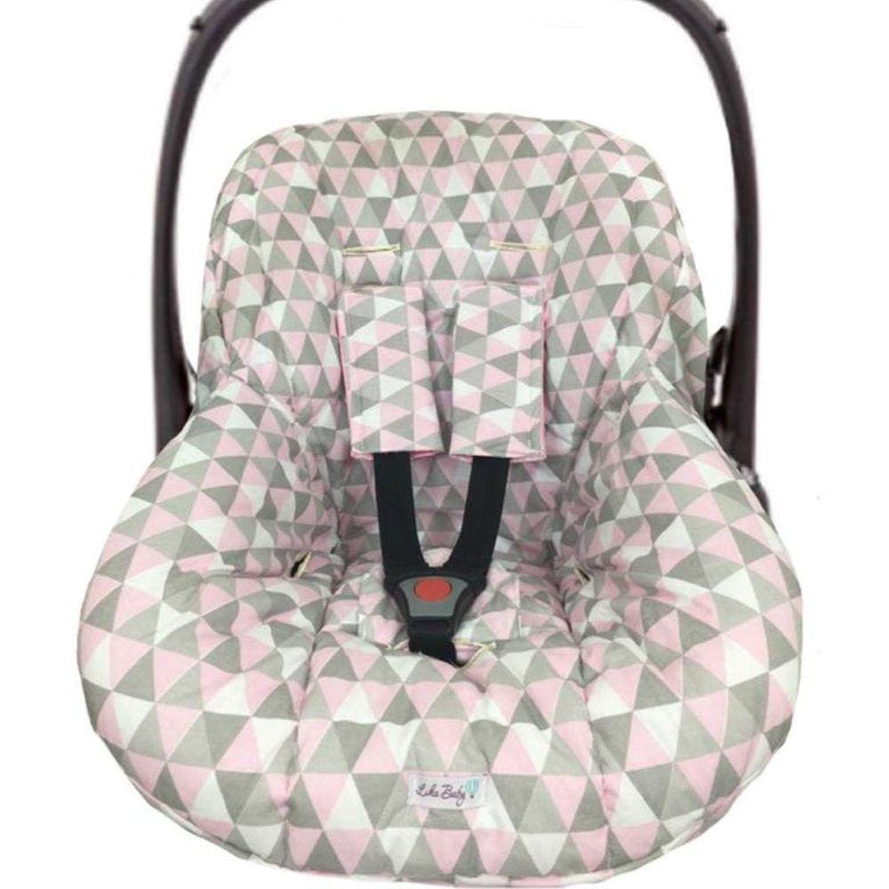 Capa Bebê Conforto 70x50x3cm - Algodão/Poliéster + Prot.