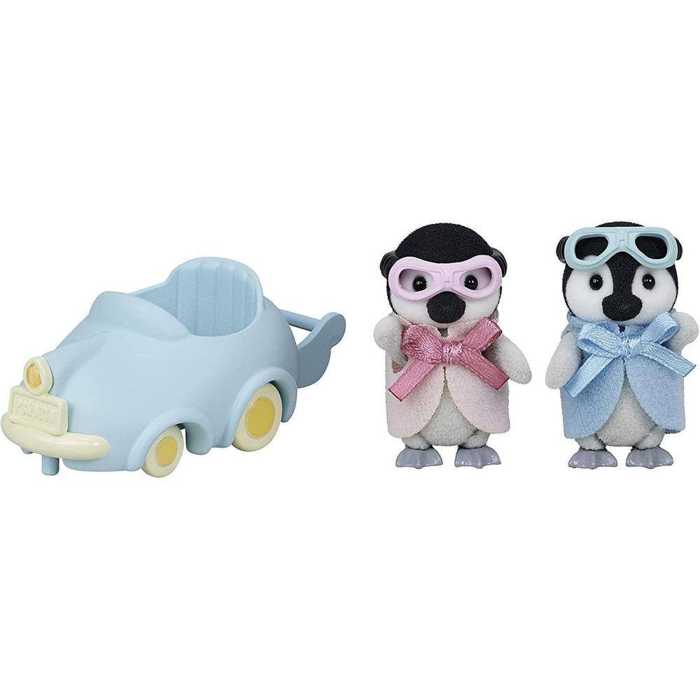 Sylvanian Families Carrinho Brincar Bebês Pinguins Epoch