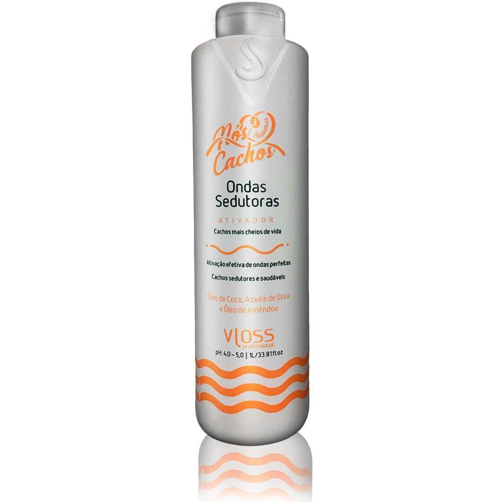 Ativador Nós Cachos Cachos Modelados, Cabelo Revitalizado