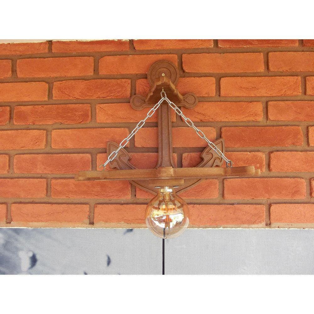 Arandela Luminária Lustre Leme De Navio Rustico 110/220V