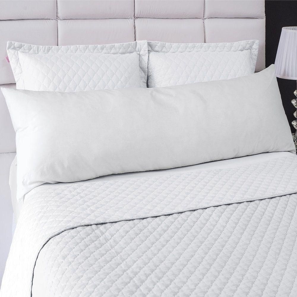 Fronha Avulsa Travesseiro Corpo 0,45X1,40M Percal Branco