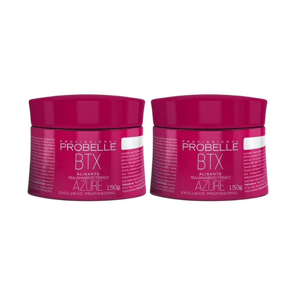 Botox Capilar Probelle Azure 150g - Kit C/ 2un