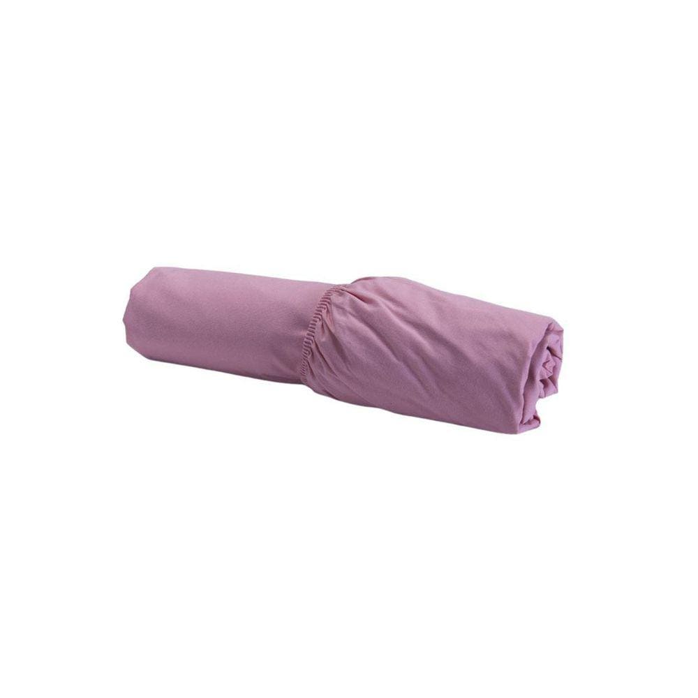 Lençol Mini Cama Avulso Com Elástico Percal 200 Fios Rose