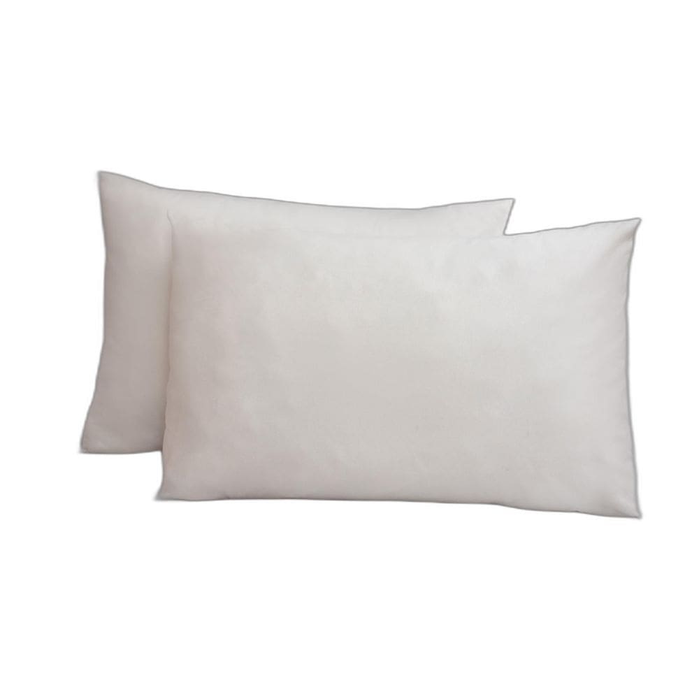 Kit 2 Fronhas De Algodão 200 Fios 50X90 Percal Bainha Palha