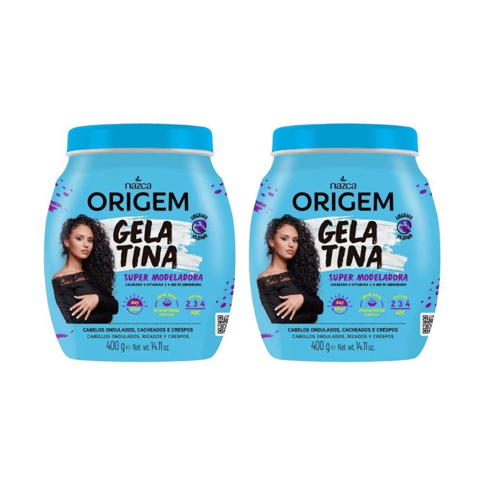 Gelatina Capilar Origem 400g - Kit C/ 2un