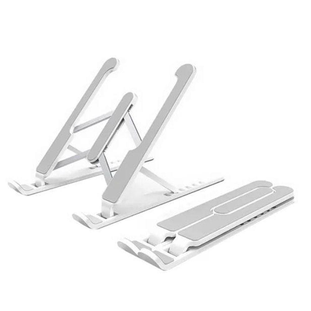 Base Suporte Apoio Notebook Ajustável E Ergonômico Cinza