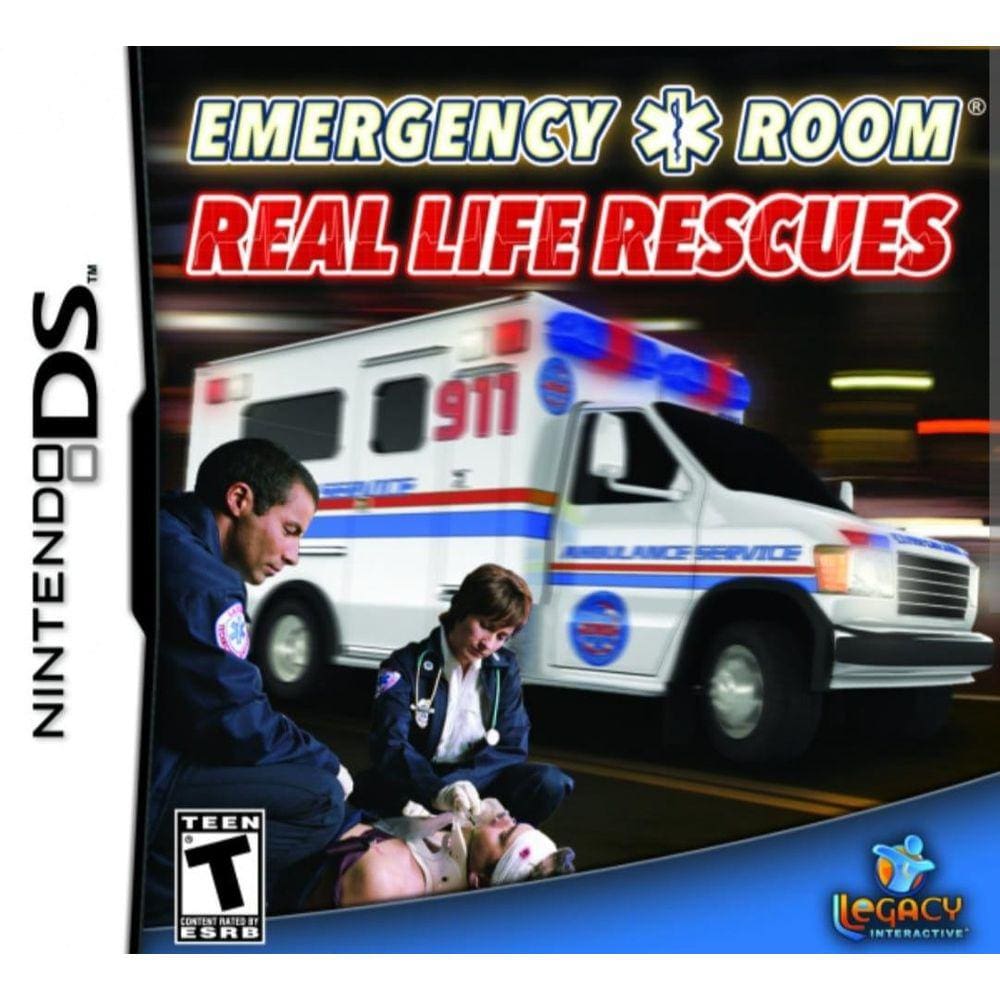 Jogo Emergency Room Real Life Rescues Nintendo Ds Novo Nds