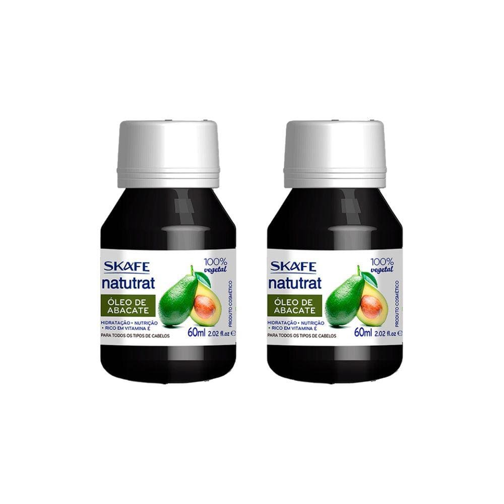 Oleo Capilar Skafe Natutrat Abacate 60ml-Kit C/2un