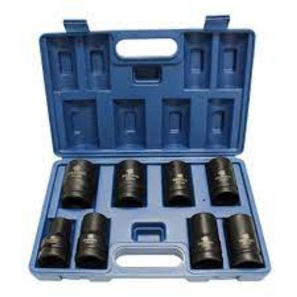 Jogo Soquete Impacto Longo 1 8Pcs 19 24 27 30 32 33