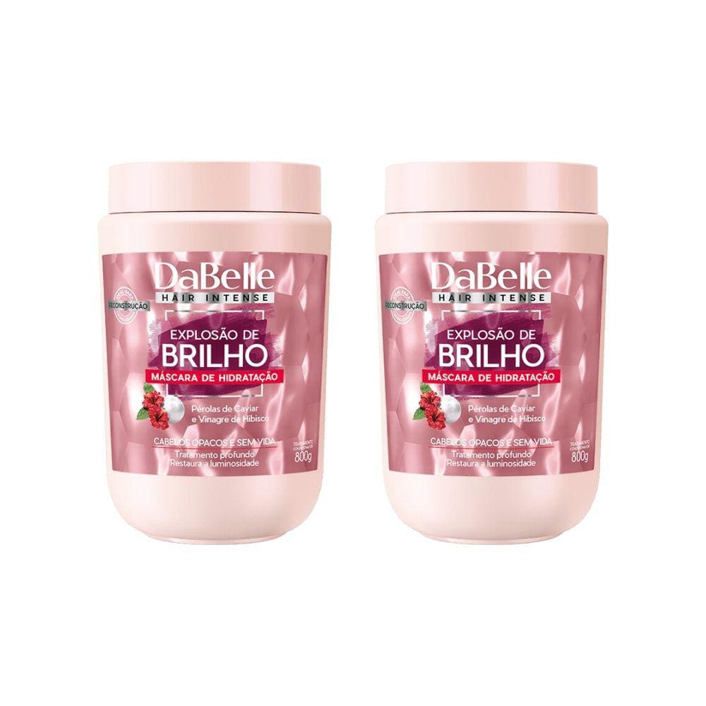 Mascara Dabelle 800g Explosao de Brilho-Kit C/2un