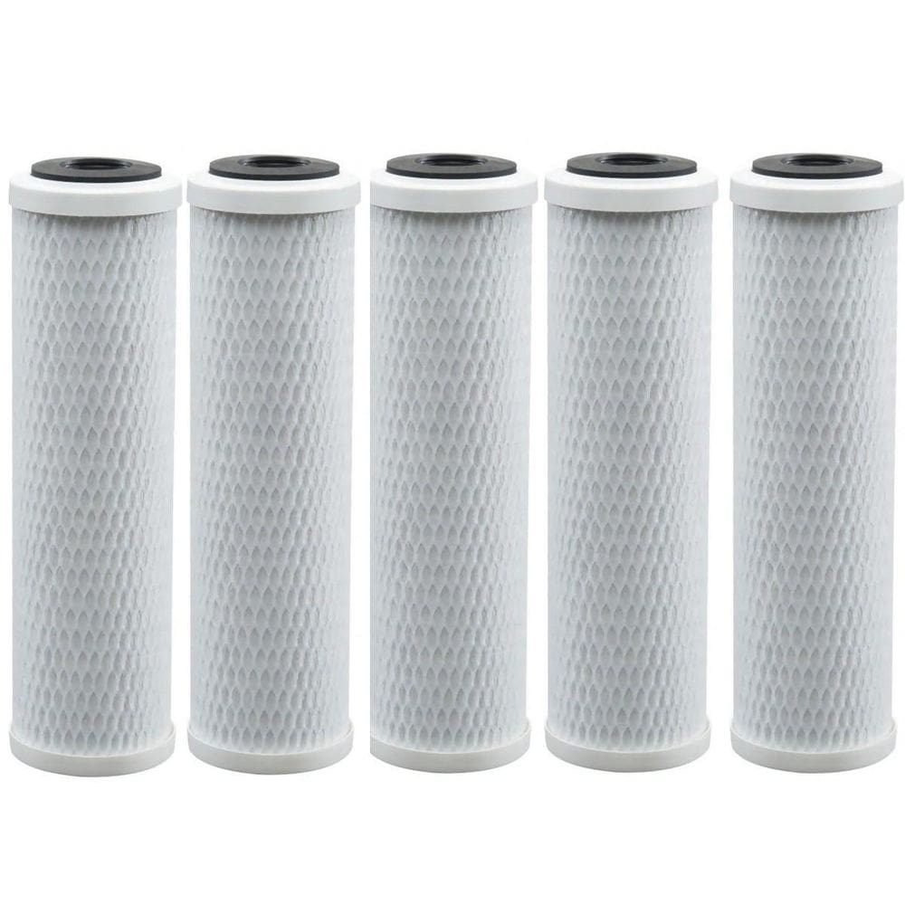 Kit 5 Refil Carbon Block 10 Micras 10x2.1/2``