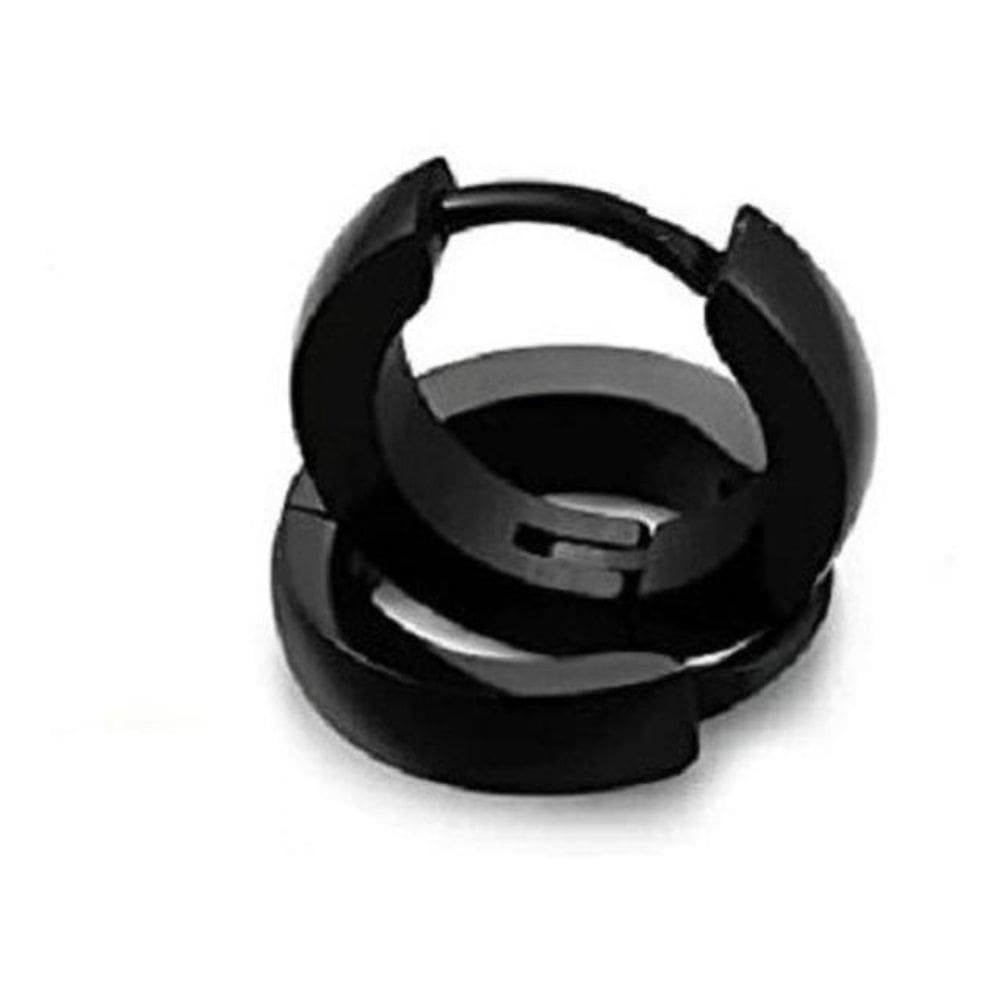 Argola Aço Inoxidável 6mm Clicker Unissex 2 Peças