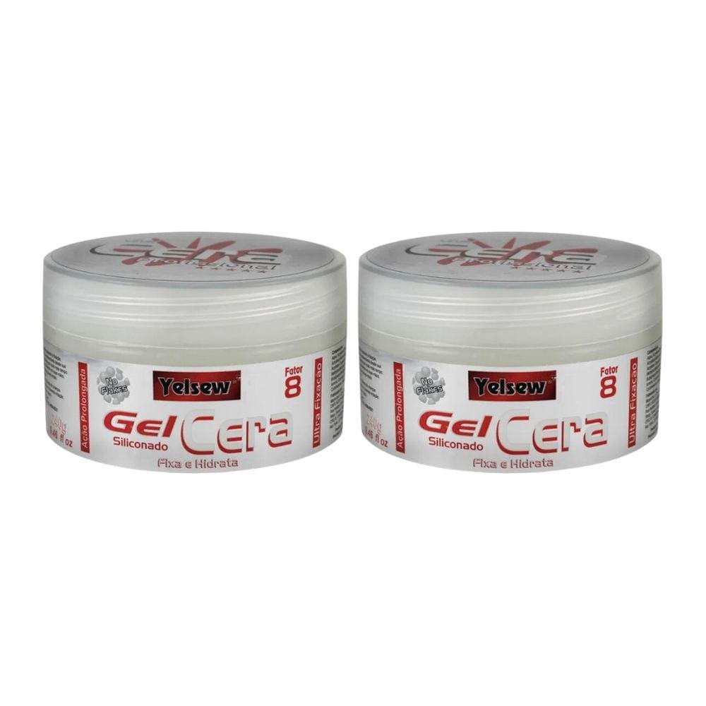 Gel Cera Fixador Yelsew 240g - Kit C/ 2un