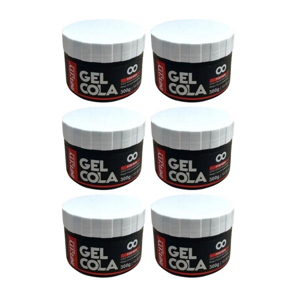 Gel Cola Infinity For Men 300g - Kit C/ 6un