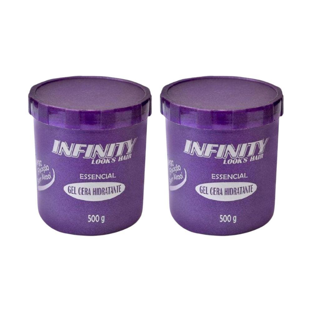 Gel Cera Infinity Hidratante 500g - Kit C/ 2un