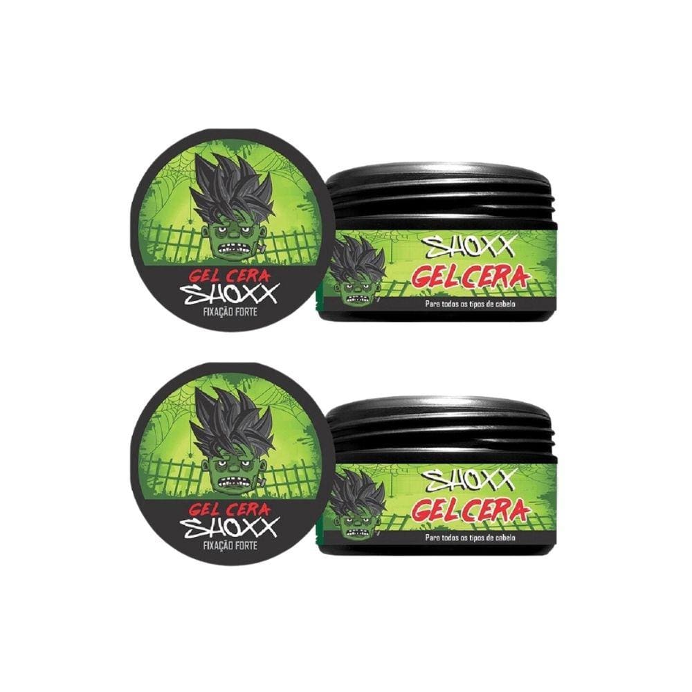 Gel Cera Fixador Shoxx 240g - Kit C/ 2un