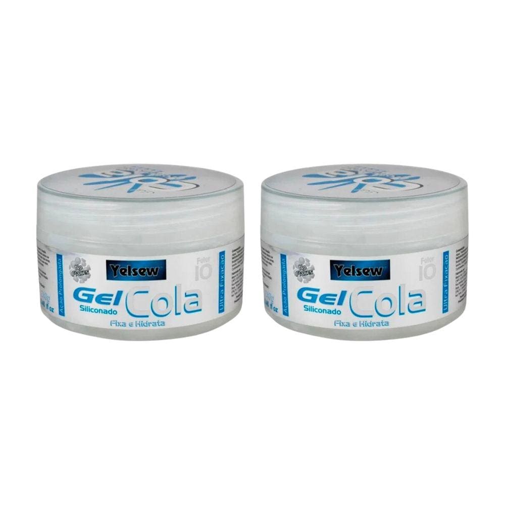 Gel Cola Fixador Yelsew 240g - Kit C/ 2un