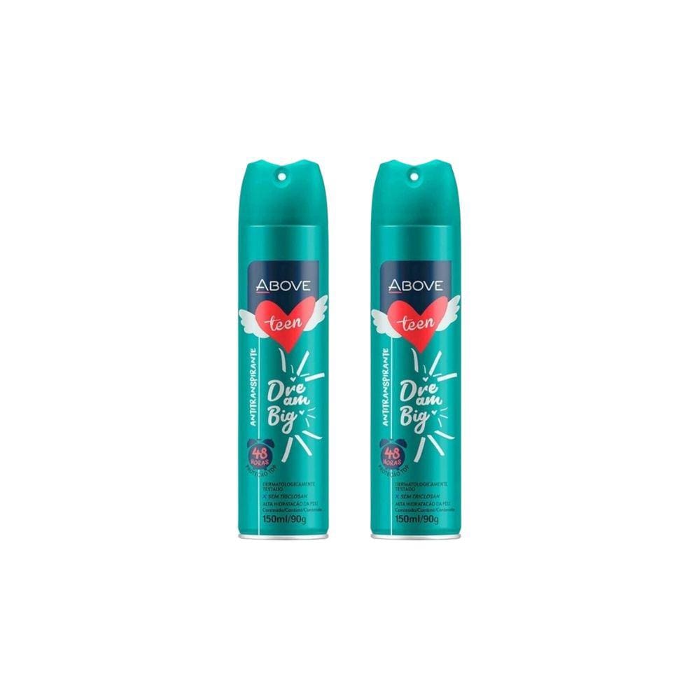 Desodorante Aero Above 150ml Teen Antit Dream Big-Kit C/2un