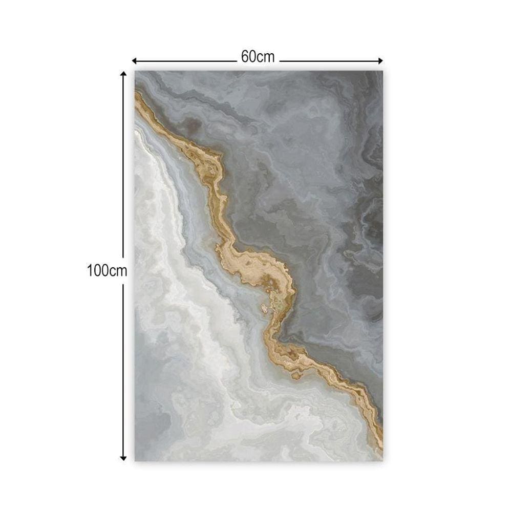 Quadro Tela Decorativa Abstrato Elegance Para Sala 100X60Cm