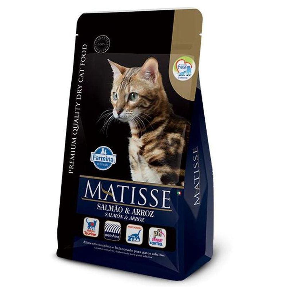 Matisse Salmao Arroz 2Kg - Ração Para Gatos